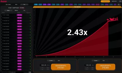 Aviator-crash game Cashout Bet2.43x